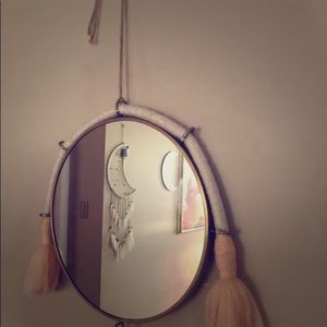 Anthro fringe mirror